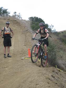 Camron flys off Lare-Dog Trail