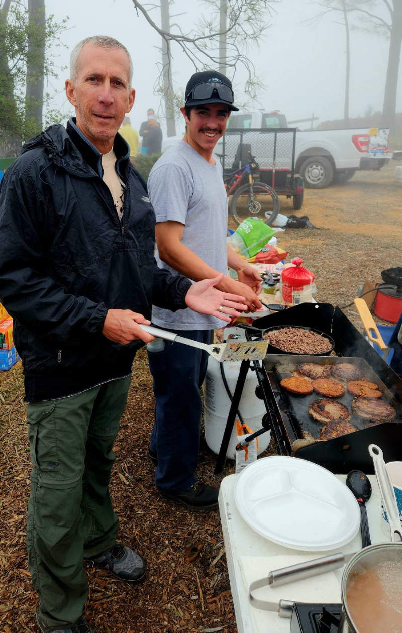 Brian and Danny cooking
